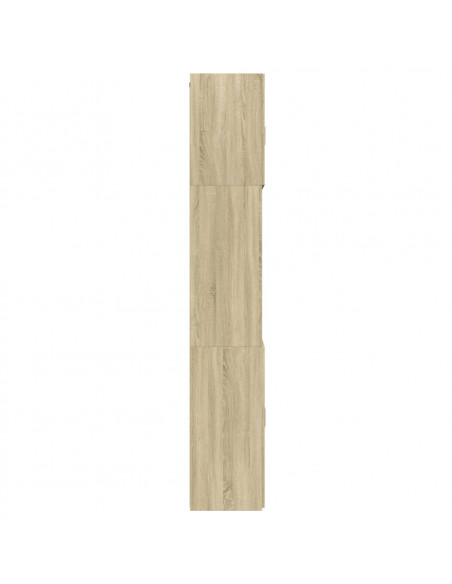 Credenza Rovere Sonoma 80x42,5x249 cm in Legno Multistrato