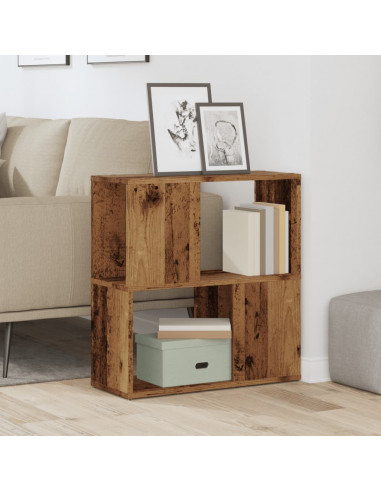 Libreria Legno Antico 60x24x63 cm in Legno Multistrato