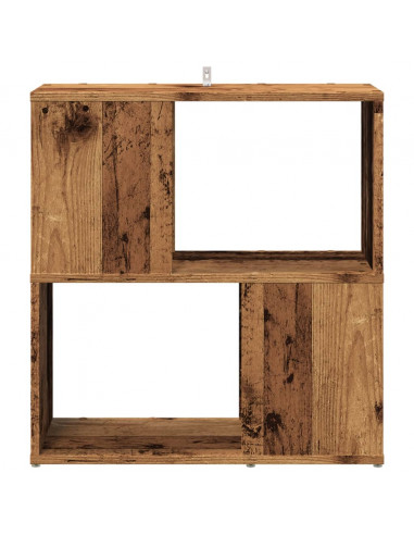 Libreria Legno Antico 60x24x63 cm in Legno Multistrato