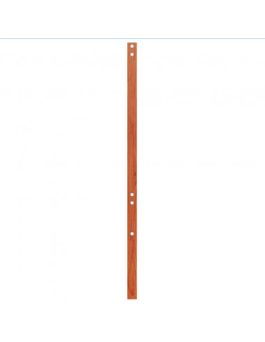 Testiera Marrone Cera 100 cm in Legno Massello di Pino