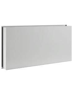 Nicchia per Doccia Argento Spazzolato 62x32x9cm in Acciaio Inox