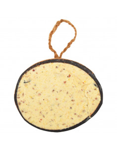 Noci di Cocco Ripiene di Cibo per Uccelli 10 pz 290 g