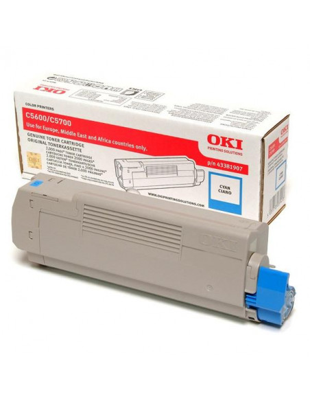 OKI 43381907 cartuccia toner Originale Ciano 1 pezzo(i)