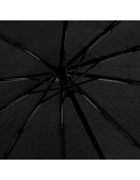 Ombrello Pieghevole Automatico Nero 104 cm