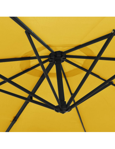 Ombrellone a Parete Giallo 290 cm