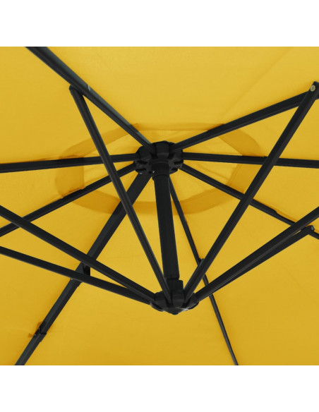 Ombrellone a Parete Giallo 290 cm