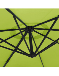 Ombrellone a Parete Verde Mela 290 cm