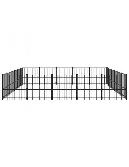 Gabbia per Cani da Esterno in Acciaio 28,23 m²