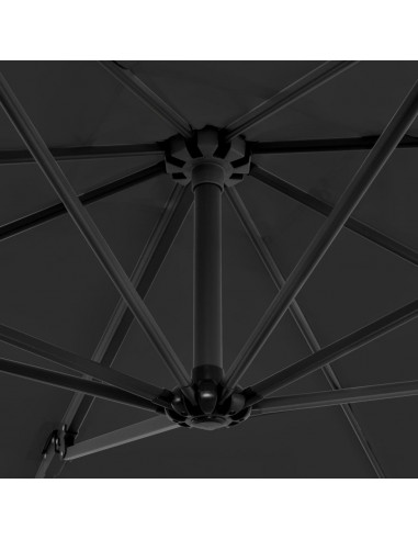 Ombrellone a Sbalzo con Palo in Alluminio 250x250 cm Antracite