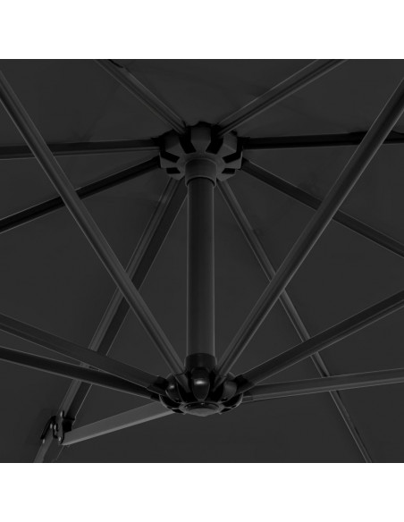Ombrellone a Sbalzo con Palo in Alluminio 250x250 cm Antracite