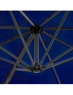 Ombrellone a Sbalzo con Palo in Alluminio Azzurro 300 cm