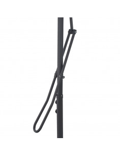 Ombrellone con Palo in Acciaio Blu 250x250x230 cm