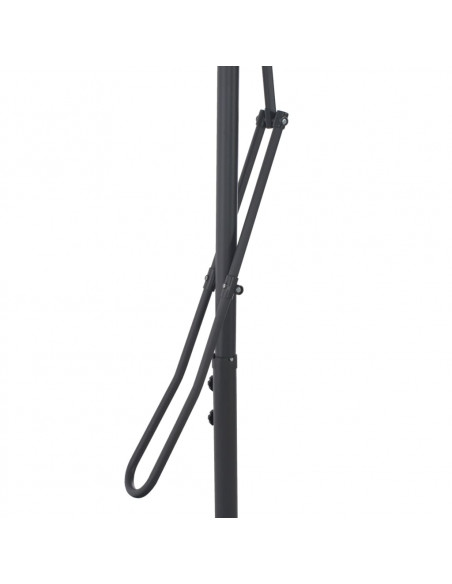 Ombrellone con Palo in Acciaio Blu 250x250x230 cm