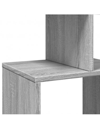 Libreria Grigio Sonoma 92x29x188 cm in Legno Multistrato