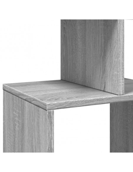 Libreria Grigio Sonoma 92x29x188 cm in Legno Multistrato