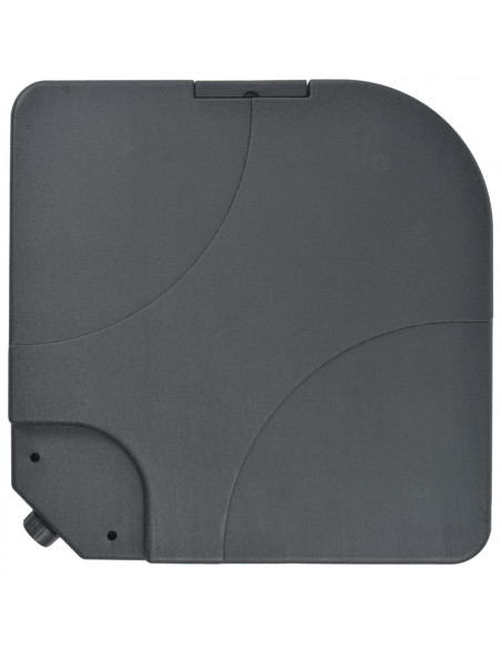 Ombrellone da Esterni con Base Portatile Grigio Talpa