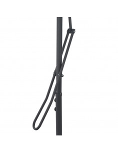 Ombrellone da Esterni con Palo in Acciaio 250x250cm Antracite
