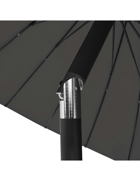 Ombrellone da Esterni con Palo in Alluminio 270 cm Antracite