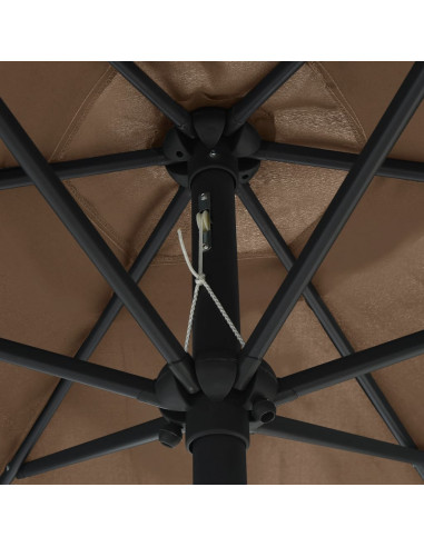 Ombrellone da Esterni con Palo in Alluminio 270x246 cm Talpa