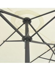 Ombrellone da Esterni con Palo in Alluminio 460x270 cm Sabbia