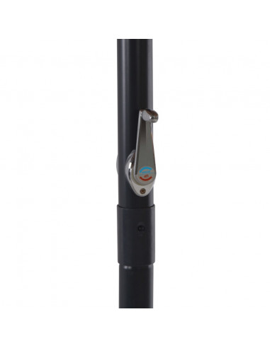 Ombrellone da Esterni con Palo in Alluminio 500 cm Antracite