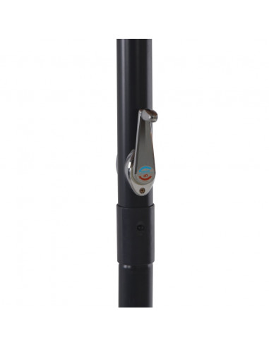 Ombrellone da Esterni con Palo in Alluminio 500 cm Grigio Talpa