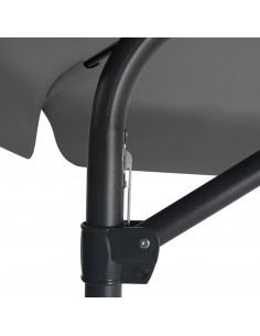 Ombrellone da Esterno con Palo in Acciaio 300x250cm Antracite