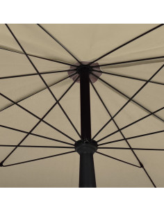 Ombrellone da Giardino con Palo 200x130 cm Grigio Talpa