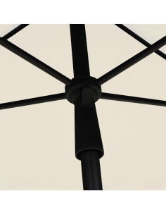 Ombrellone da Giardino con Palo 210x140 cm Sabbia