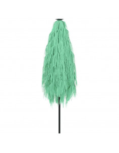 Ombrellone da Giardino con Palo in Acciaio Verde 268x268x226 cm