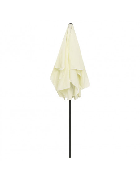 Ombrellone da Spiaggia Giallo Sabbia 180x120 cm