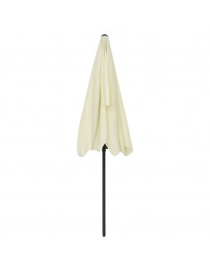 Ombrellone da Spiaggia Giallo Sabbia 200x125 cm