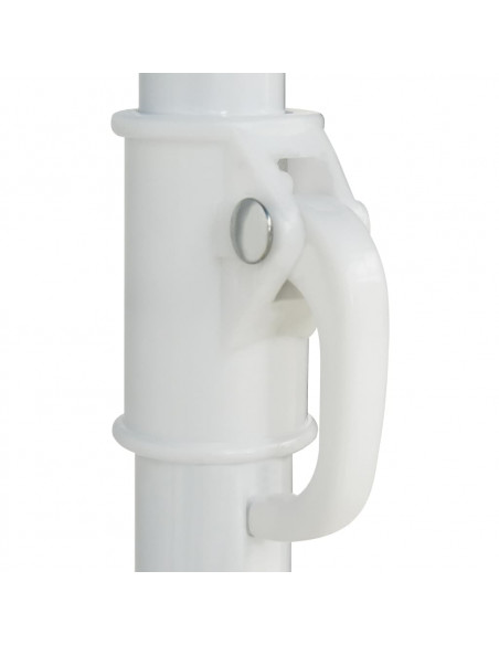Ombrellone da Spiaggia Hawaii Bianco 180 cm