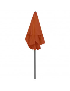 Ombrellone da Spiaggia Terracotta 180x120 cm
