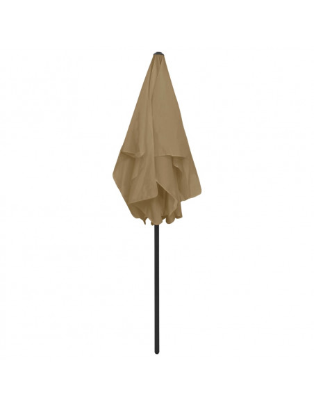 Ombrellone da Spiaggia Tortora 180x120 cm