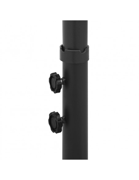Ombrellone Doppio con Palo in Acciaio Azzurro 600 cm