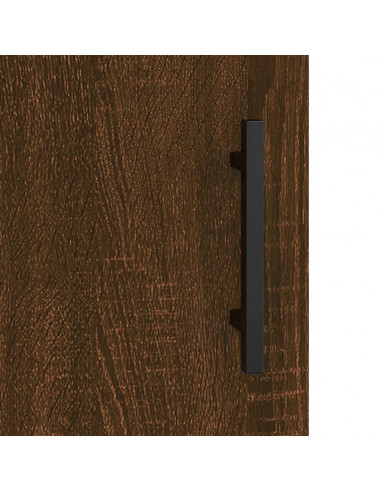 Mobile a Parete Rovere Marrone 69,5x34x90 cm