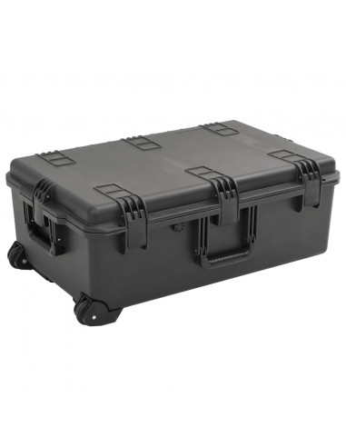 Valigetta da Volo Portatile Nera 79,5x51,5x30,5 cm in PP