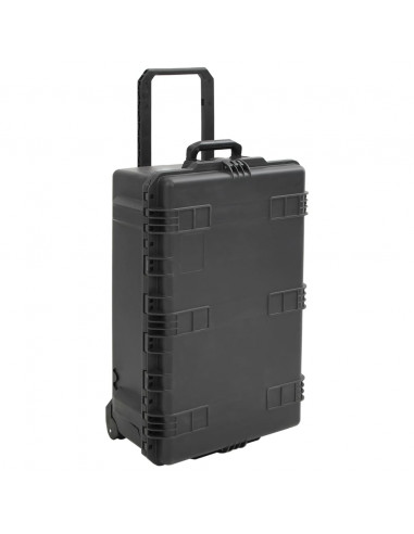 Valigetta da Volo Portatile Nera 79,5x51,5x30,5 cm in PP