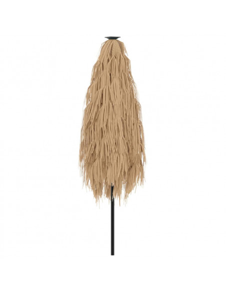 Ombrellone Giardino con Palo in Acciaio Marrone 288x288x225 cm