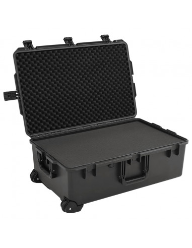 Valigetta da Volo Portatile Nera 79,5x51,5x30,5 cm in PP