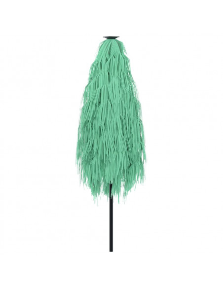 Ombrellone Giardino con Palo in Acciaio Verde 223x223x213 cm