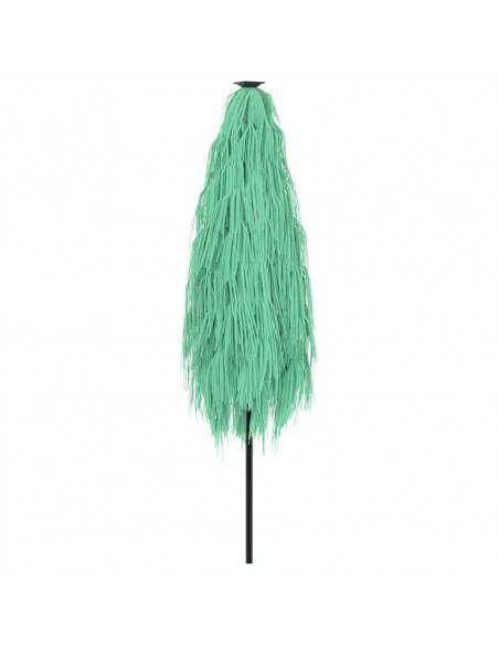 Ombrellone Giardino con Palo in Acciaio Verde 248x248x248 cm