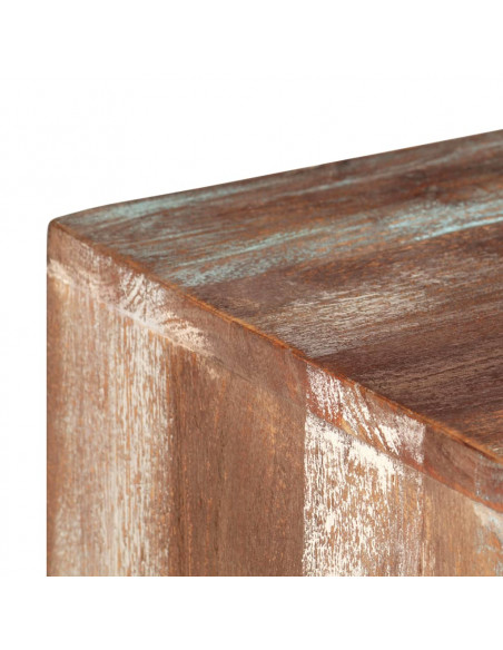 Mobile Porta TV in Legno di Acacia Stile Vintage 118x30x40 cm