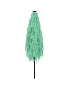 Ombrellone Giardino con Palo in Acciaio Verde 300x200x250 cm