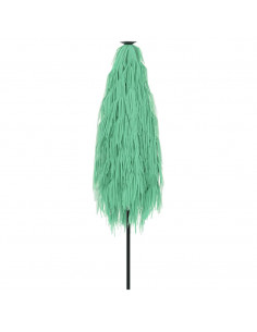 Ombrellone Giardino con Palo in Acciaio Verde 388x388x248 cm