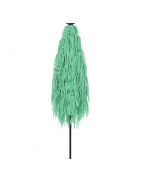 Ombrellone Giardino con Palo in Acciaio Verde 388x388x248 cm