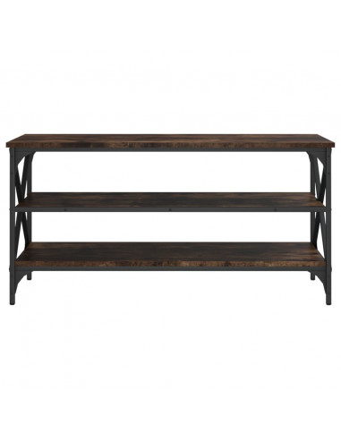 Mobile TV Rovere Fumo 100x40x50 cm in Legno Multistrato