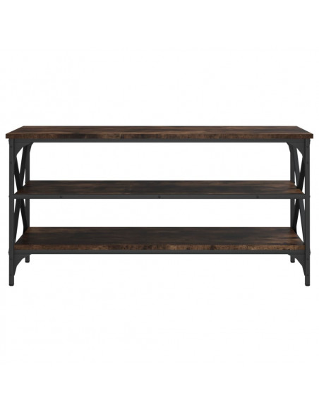 Mobile TV Rovere Fumo 100x40x50 cm in Legno Multistrato