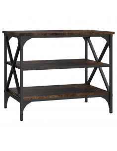 Mobile Porta TV Rovere Fumo 60x40x50 cm in Legno Multistrato 2